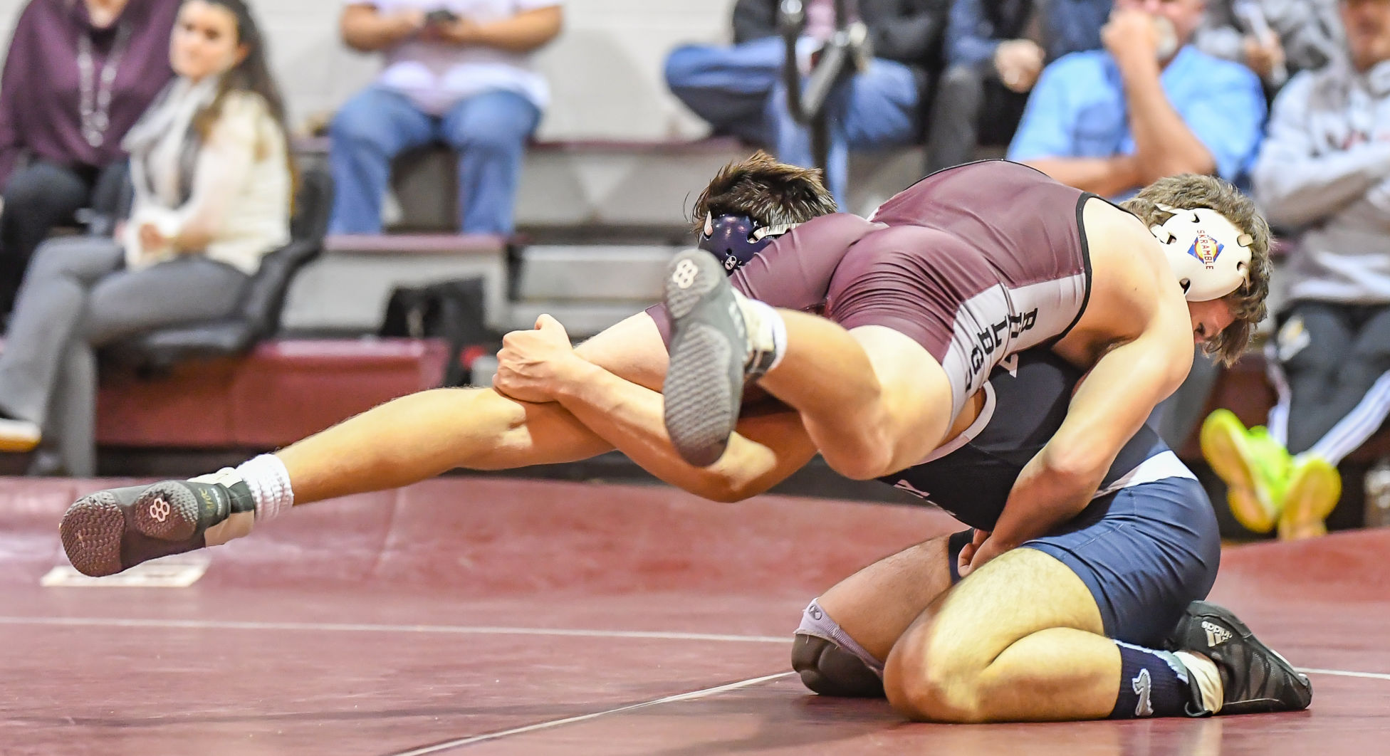 Wednesday night high school wrestling action
